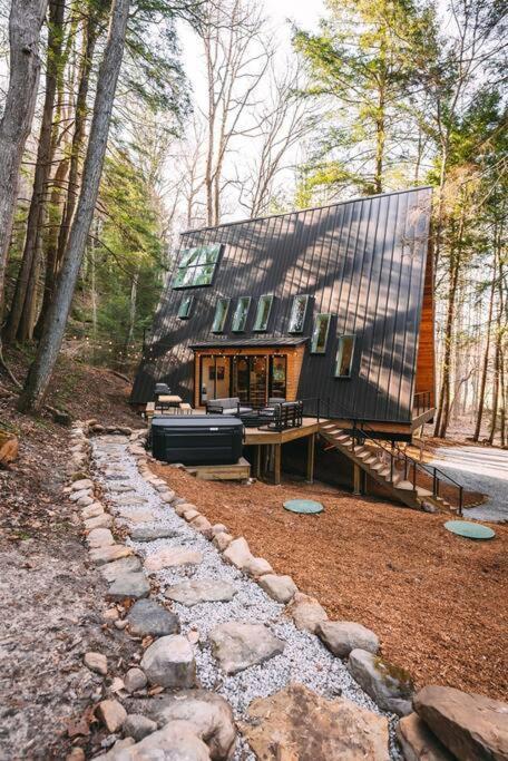 Dunlap Hollow A-Frame Rockbridge Exterior foto